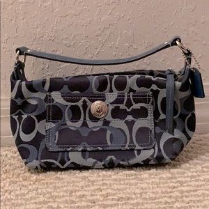 Coach denim purse